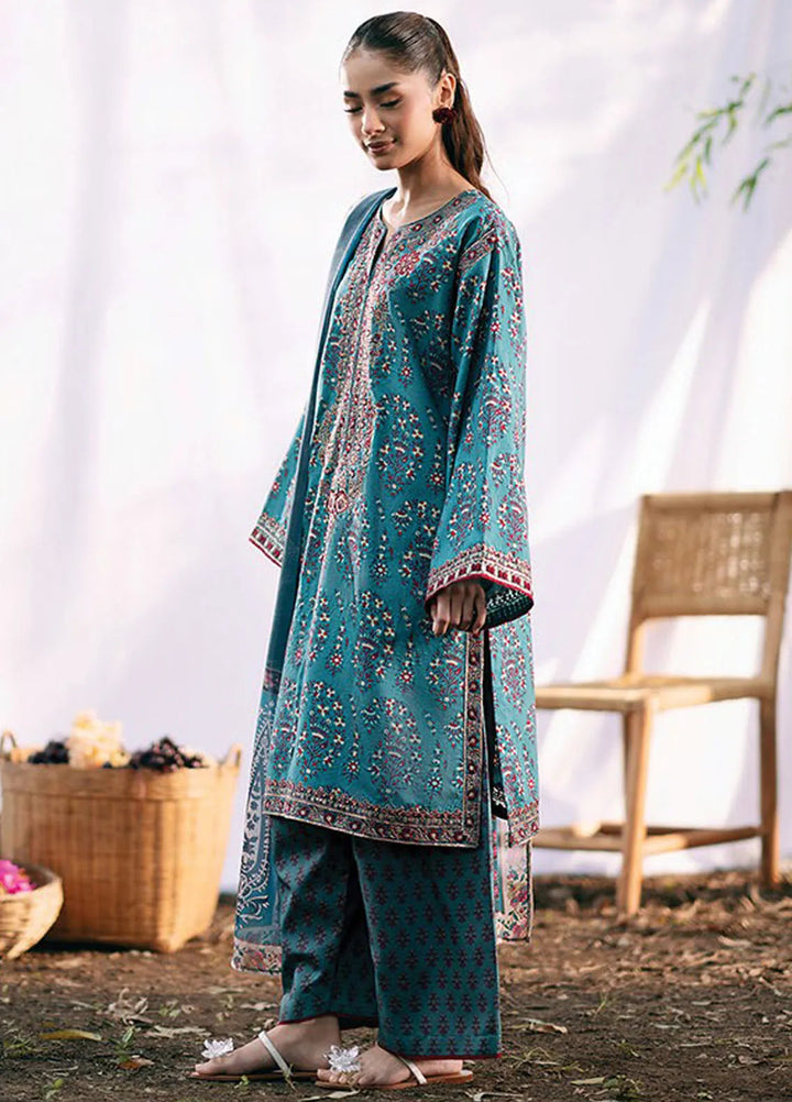 Whimsical By Xenia Embroidered Viscose Suit Unstitched 3 Piece ZE24W D-01 Altea - Winter Collection