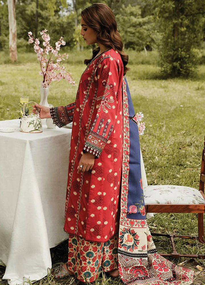 Whimsical By Xenia Embroidered Viscose Suit Unstitched 3 Piece ZE24W D-02 Orra - Winter Collection
