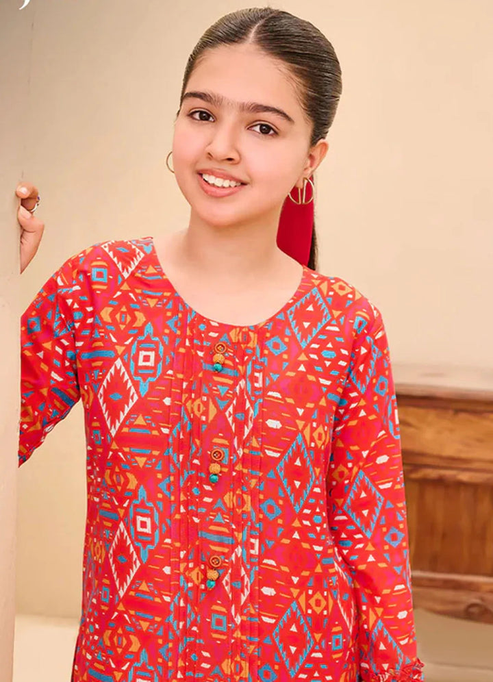 Whimsy By Asim Jofa Printed Lawn Suit Unstitched 2 Piece AJ24W AJGL-02 - Summer Collection