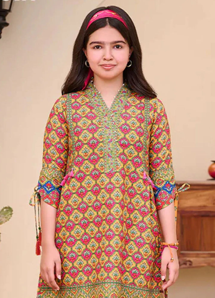 Whimsy By Asim Jofa Printed Lawn Suit Unstitched 2 Piece AJ24W AJGL-06 - Summer Collection