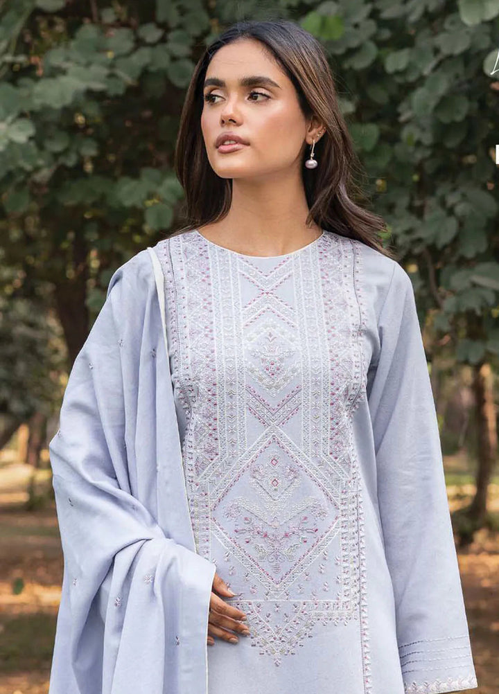 Whisper Garden by Seran Embroidered Karandi Suit Unstitched 3 Piece SRN24WG D-10 Ela - Winter Collection