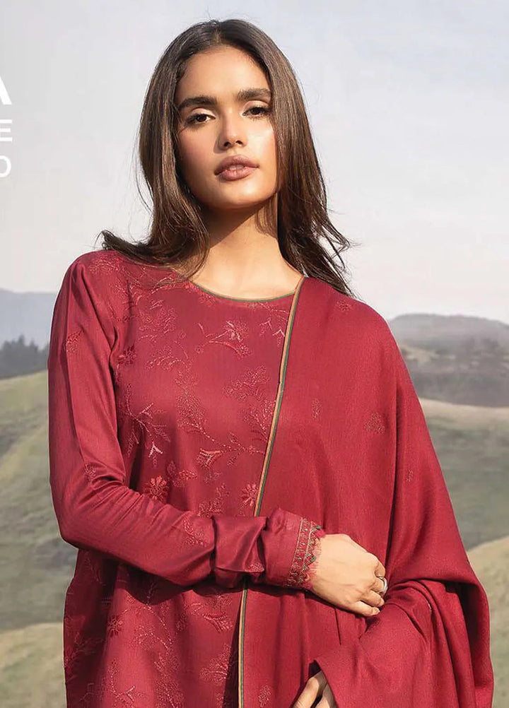 Whisper Garden by Seran Embroidered Viscose Suit Unstitched 3 Piece SRN24WG D-05 Kamelia - Winter Collection