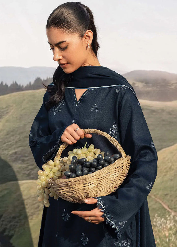 Whisper Garden by Seran Embroidered Viscose Suit Unstitched 3 Piece SRN24WG D-06 Diara - Winter Collection