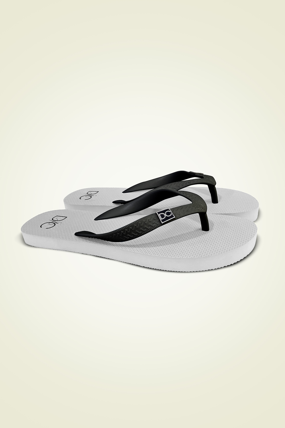 Divinely Crafted Men Flip Flops White MFF-1225-WHT - Summer Collection
