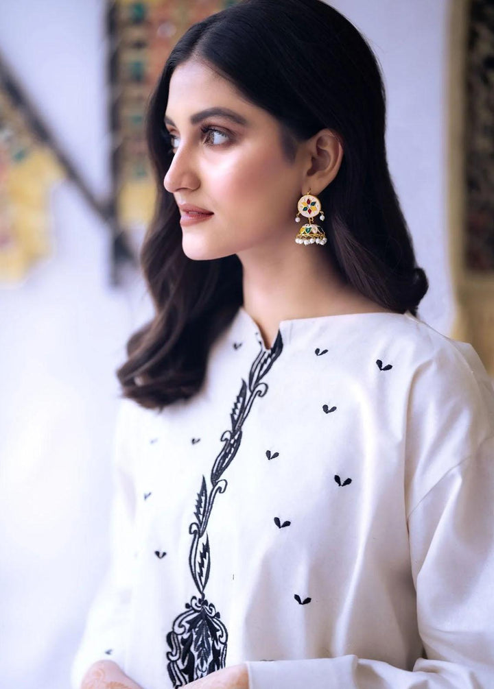 PSK Couture Pret Premium Karandi 2 Piece Suit THE SWAN