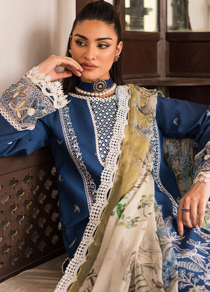 Wisteria By Roheenaz Embroidered Lawn Suits Unstitched 3 Piece RNZ23W RUNSS23021B Anahita - Spring / Summer Collection