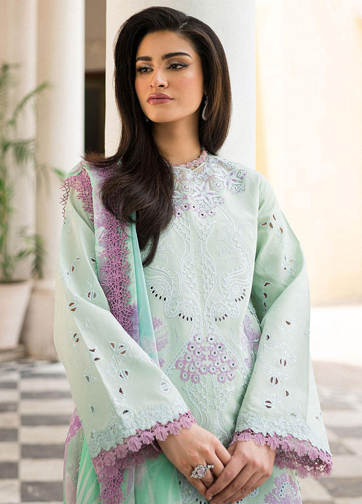 Wisteria By Roheenaz Embroidered Lawn Suits Unstitched 3 Piece RNZ23W RUNSS23023B Maryam - Spring / Summer Collection