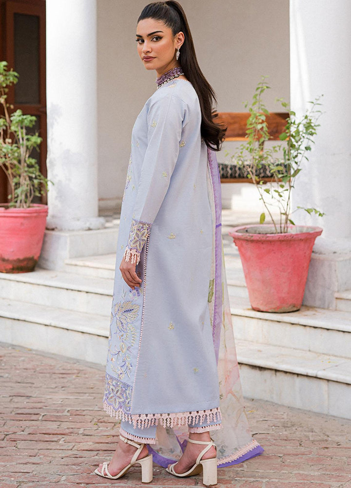 Wisteria By Roheenaz Embroidered Lawn Suits Unstitched 3 Piece RNZ23W RUNSS23024B Farah - Spring / Summer Collection