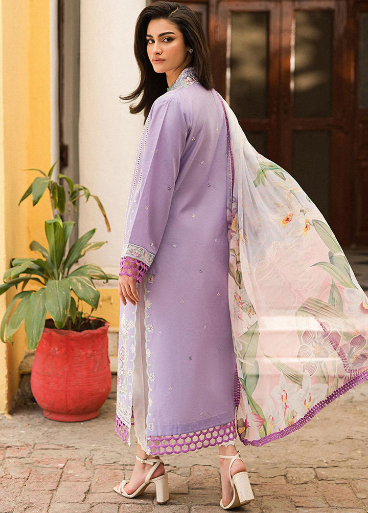 Wisteria By Roheenaz Embroidered Lawn Suits Unstitched 3 Piece RNZ23W RUNSS23027B Giti - Spring / Summer Collection