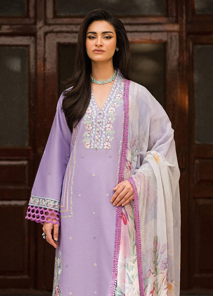 Wisteria By Roheenaz Embroidered Lawn Suits Unstitched 3 Piece RNZ23W RUNSS23027B Giti - Spring / Summer Collection