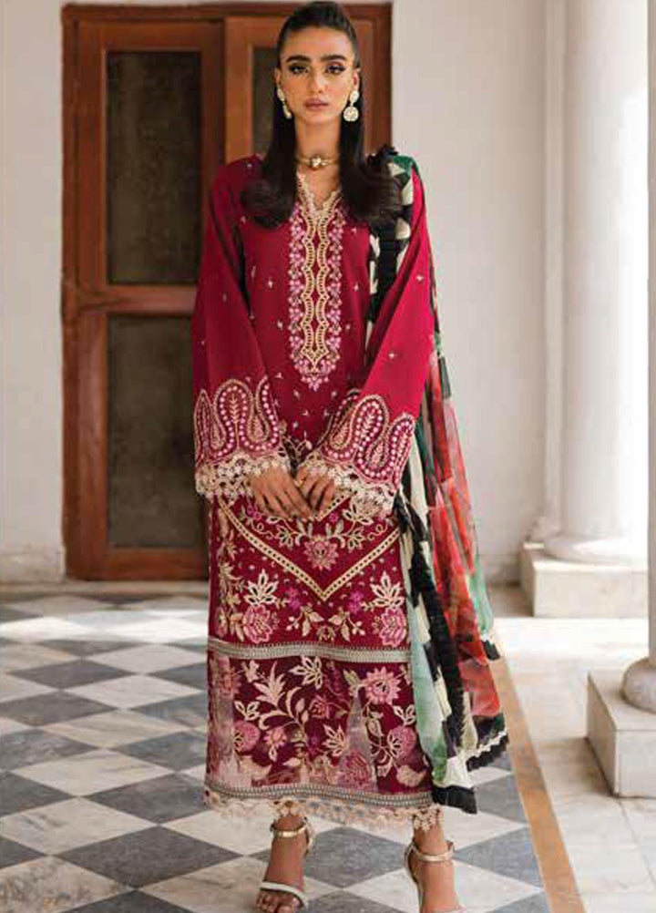 Wisteria By Roheenaz Embroidered Lawn Suits Unstitched 3 Piece RNZ23W RUNSS23028A Gohar - Spring / Summer Collection