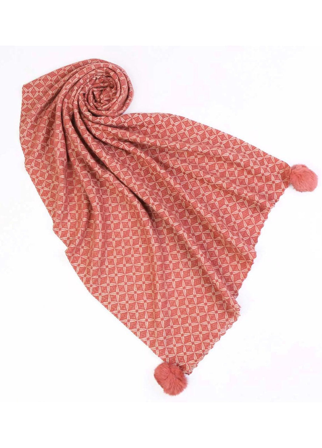 Abaya pk  Woolen  Hijab ABA22WH ORANGE TRANSVERSE - Woolen Hijabs