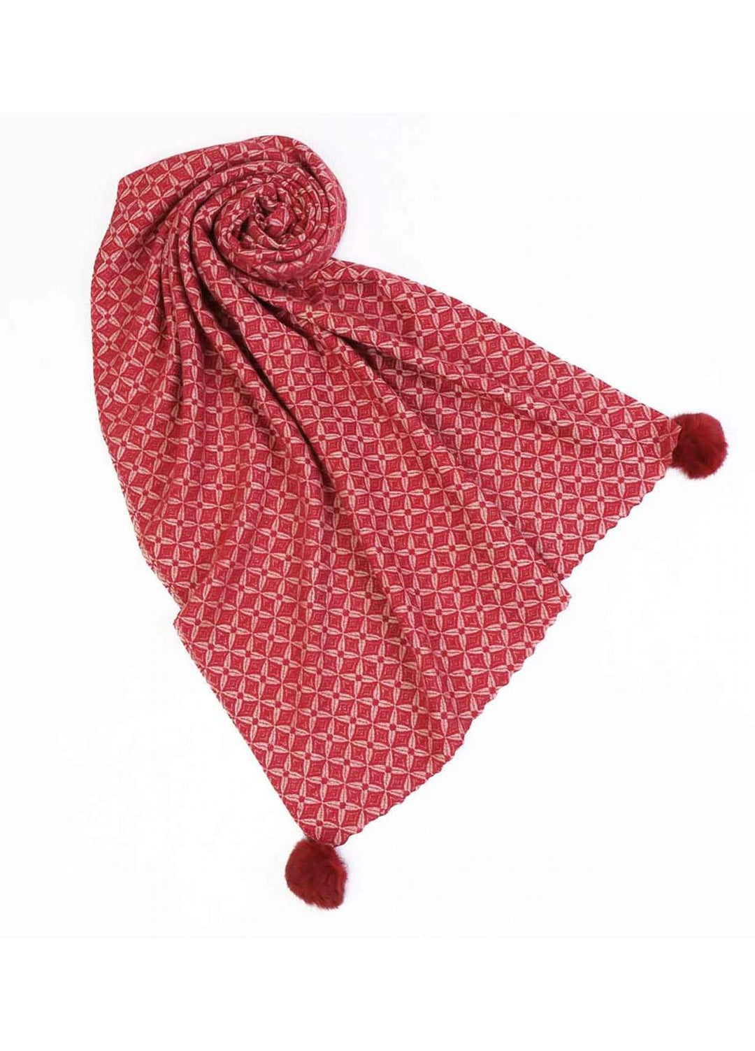 Abaya pk  Woolen  Hijab ABA22WH RED TRANSVERSE - Woolen Hijabs