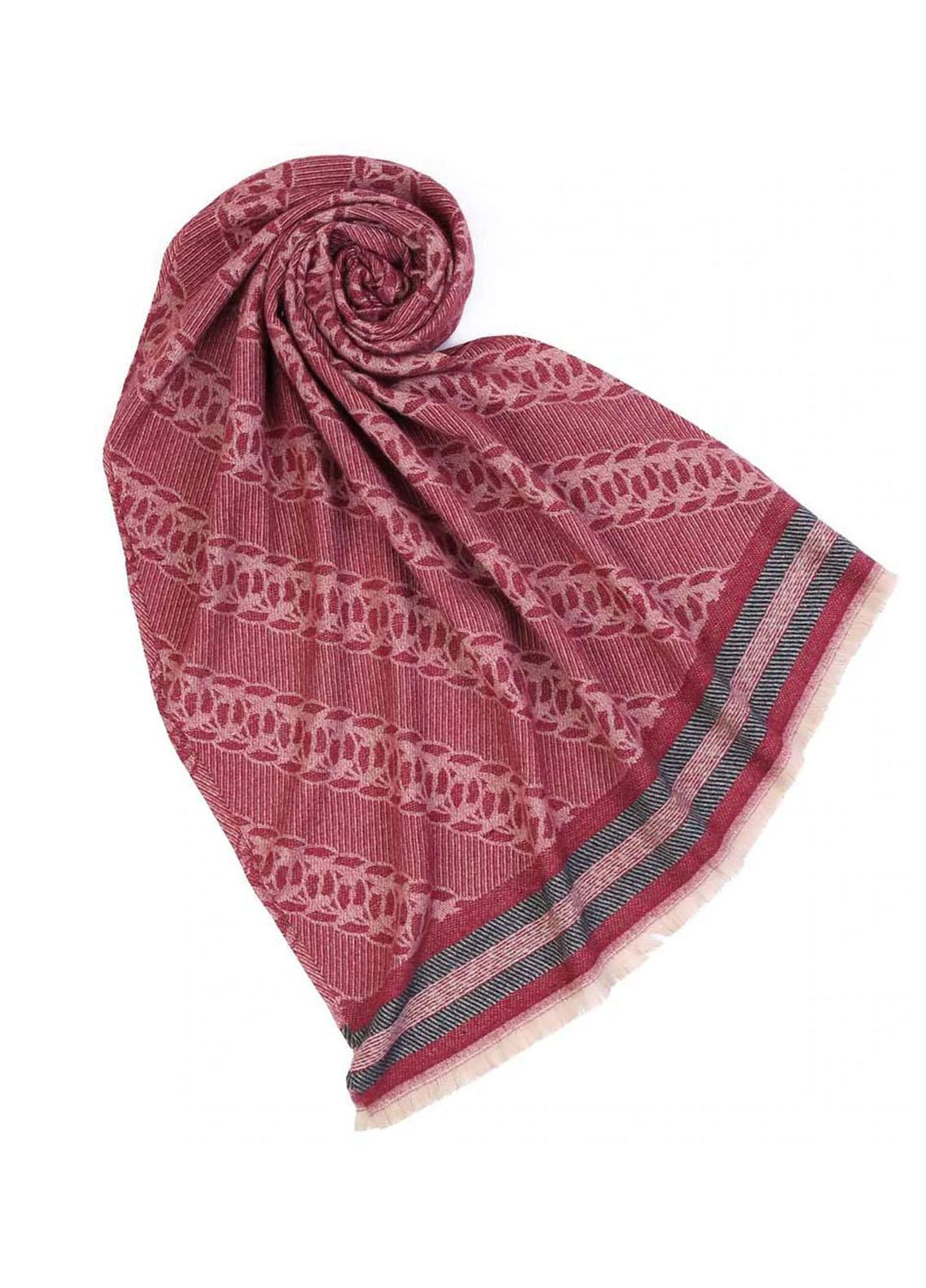 Abaya pk  Woolen  Hijab ABA22WH MAROON GLEAM - Woolen Hijabs