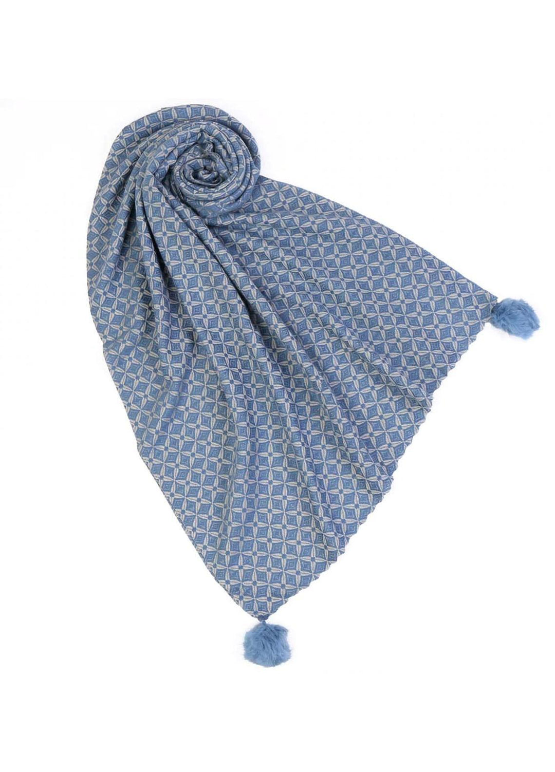 Abaya pk  Woolen  Hijab ABA22WH BLUE TRANSVERSE - Woolen Hijabs