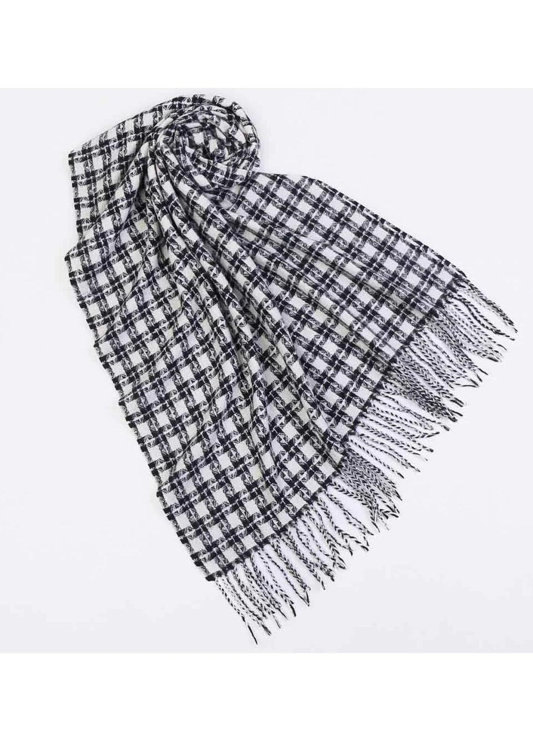 Abaya pk  Woolen  Hijab ABA22WH BLACK SLASH - Woolen Hijabs