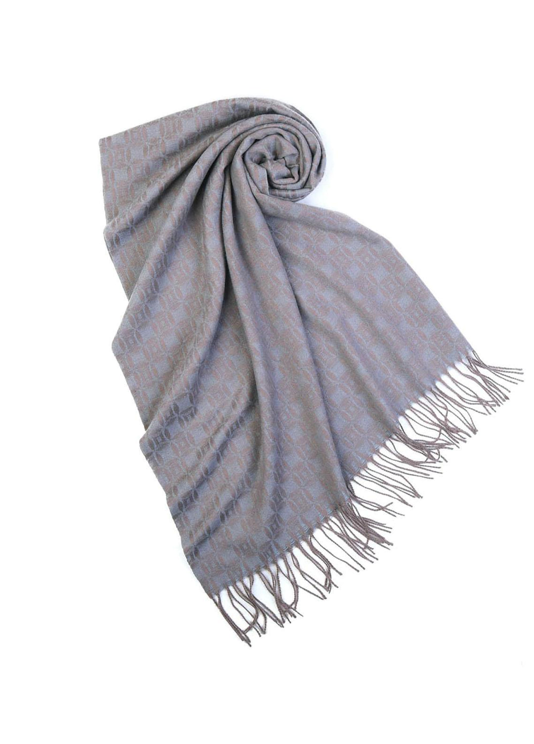 Abaya pk  Cashmere  Hijab ABA22WH WHITISH-PINK - Woolen Hijabs