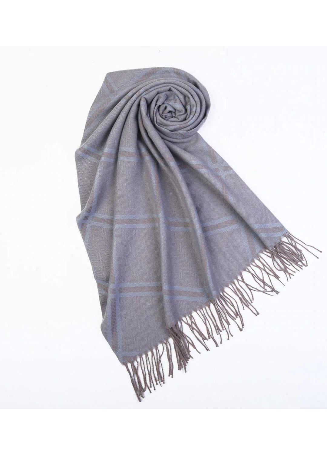 Abaya pk  Cashmere  Hijab ABA22WH SMOKE GREY - Woolen Hijabs