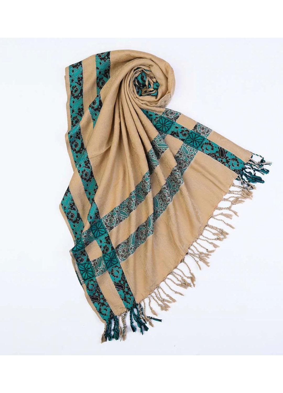 Abaya pk  Pashmina  Hijab ABA22WH SOFT BEIGE - Woolen Hijabs