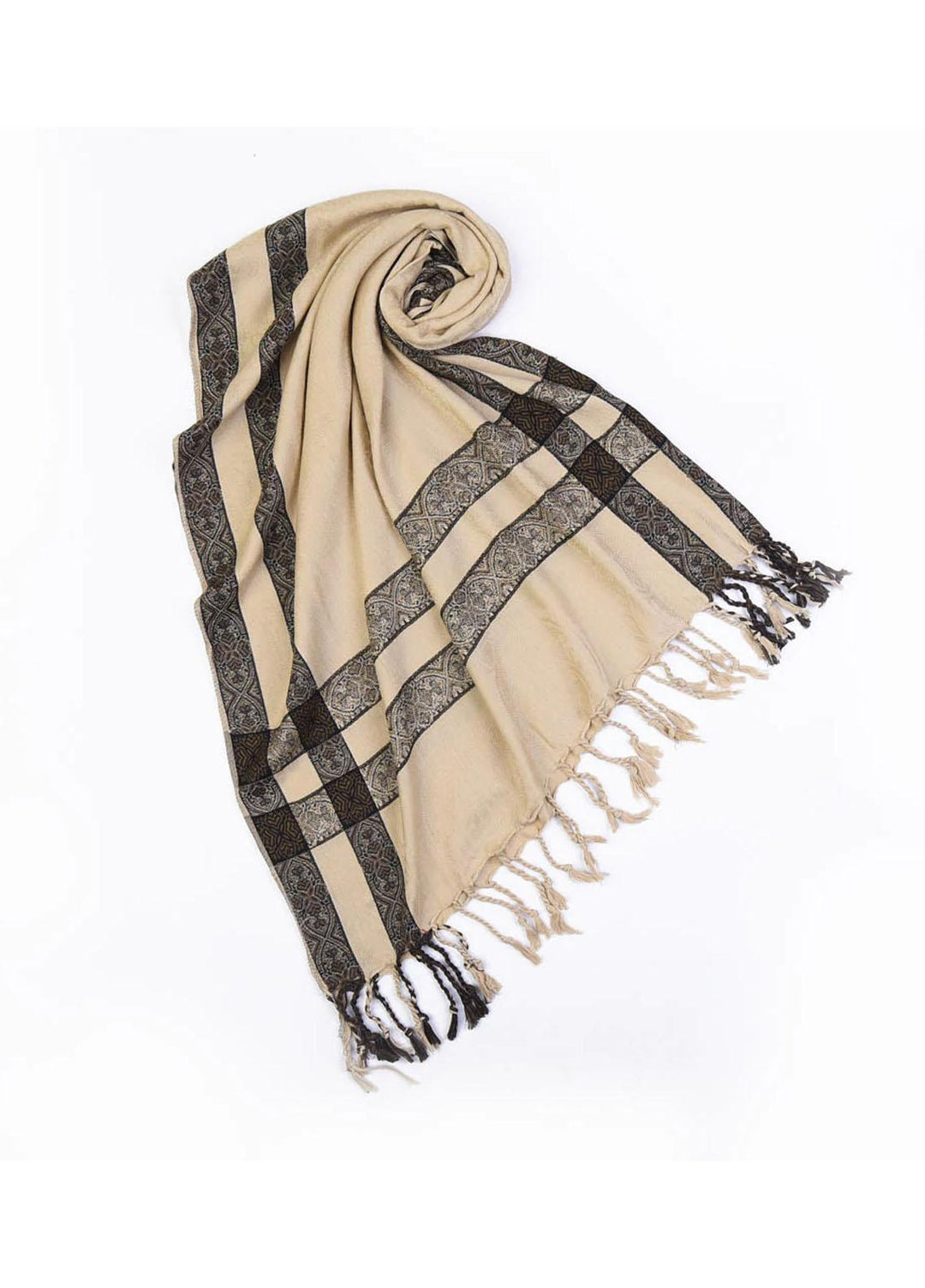 Abaya pk  Pashmina  Hijab ABA22WH GOLD PASHMINA - Woolen Hijabs