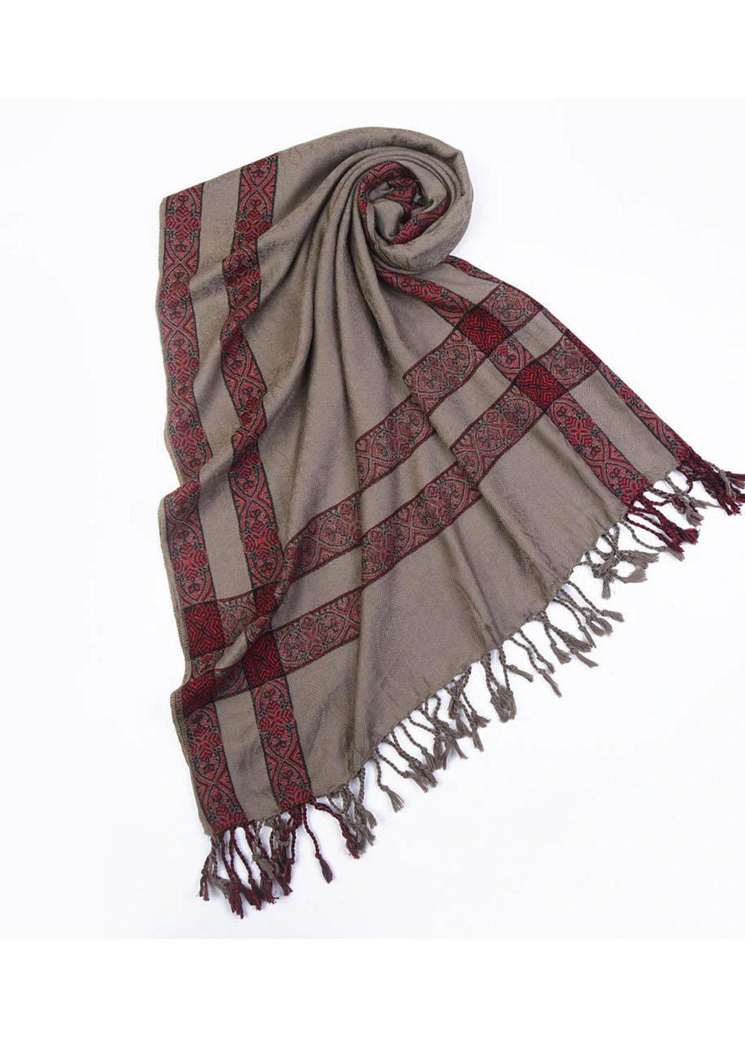 Abaya pk  Pashmina  Hijab ABA22WH MEDIUM BROWN PASHMINA - Woolen Hijabs