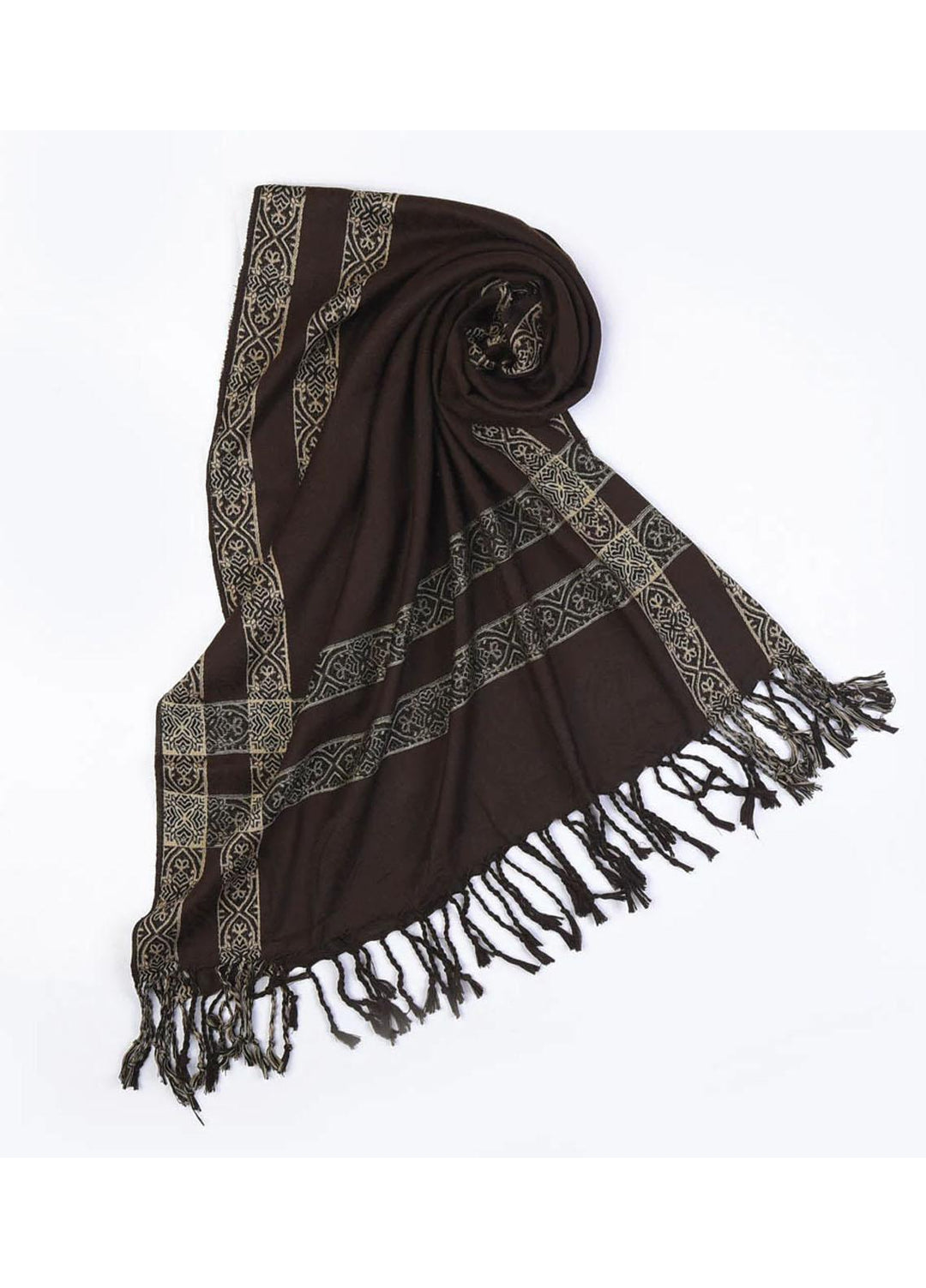 Abaya pk  Pashmina  Hijab ABA22WH CAROBE PASHMINA - Woolen Hijabs