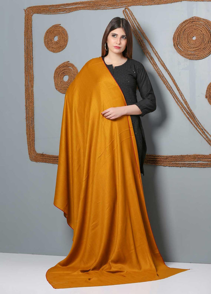 Sanaulla Exclusive Range Plain Woolen  Shawl SU21SH 334154 - Woolen Shawls