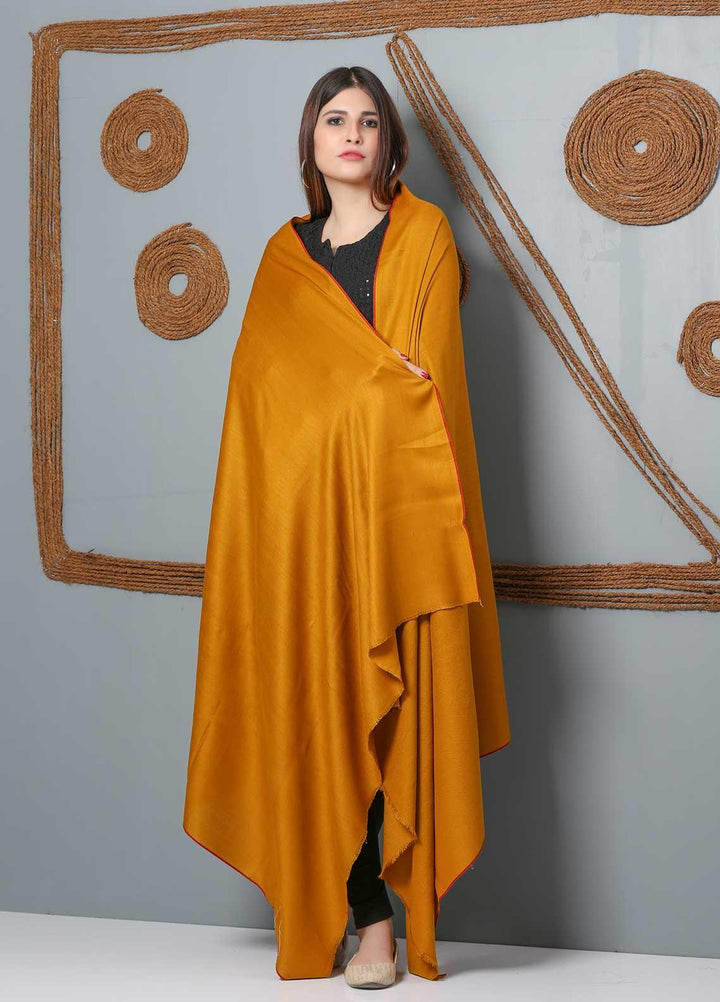 Sanaulla Exclusive Range Plain Woolen  Shawl SU21SH 334154 - Woolen Shawls