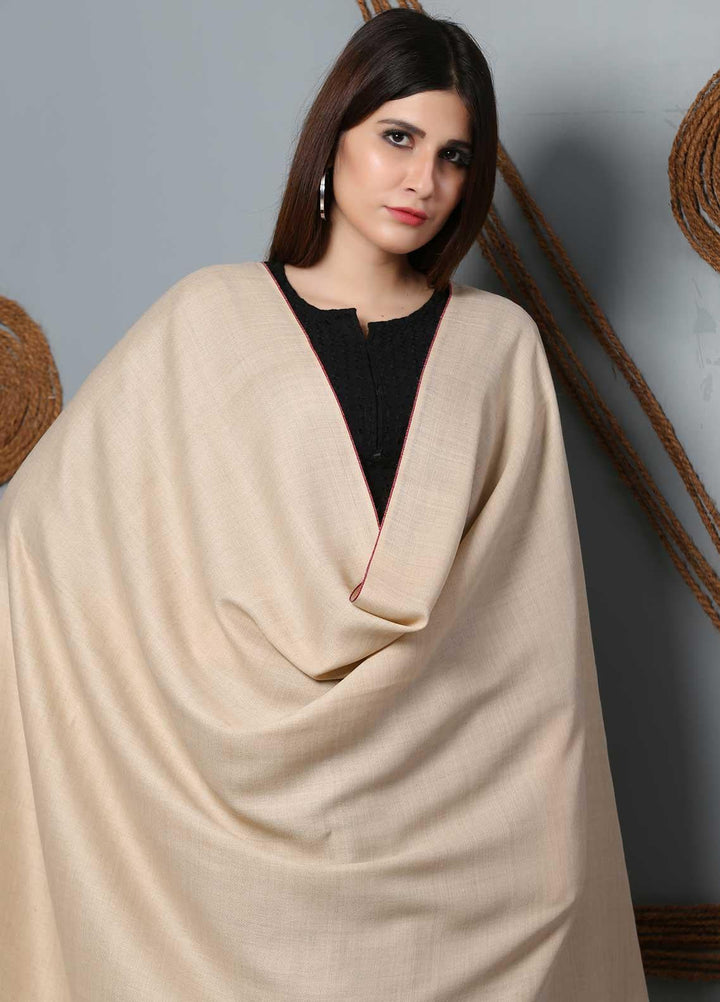 Sanaulla Exclusive Range Plain Woolen  Shawl SU21SH 334159 - Woolen Shawls
