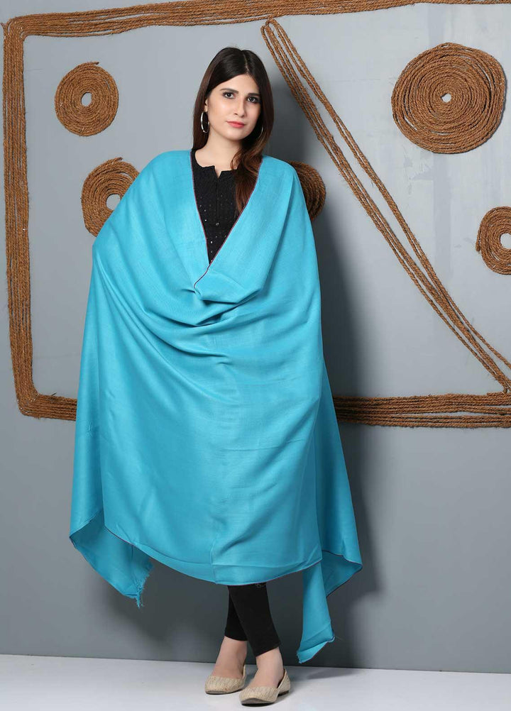 Sanaulla Exclusive Range Plain Woolen  Shawl SU21SH 334161 - Woolen Shawls