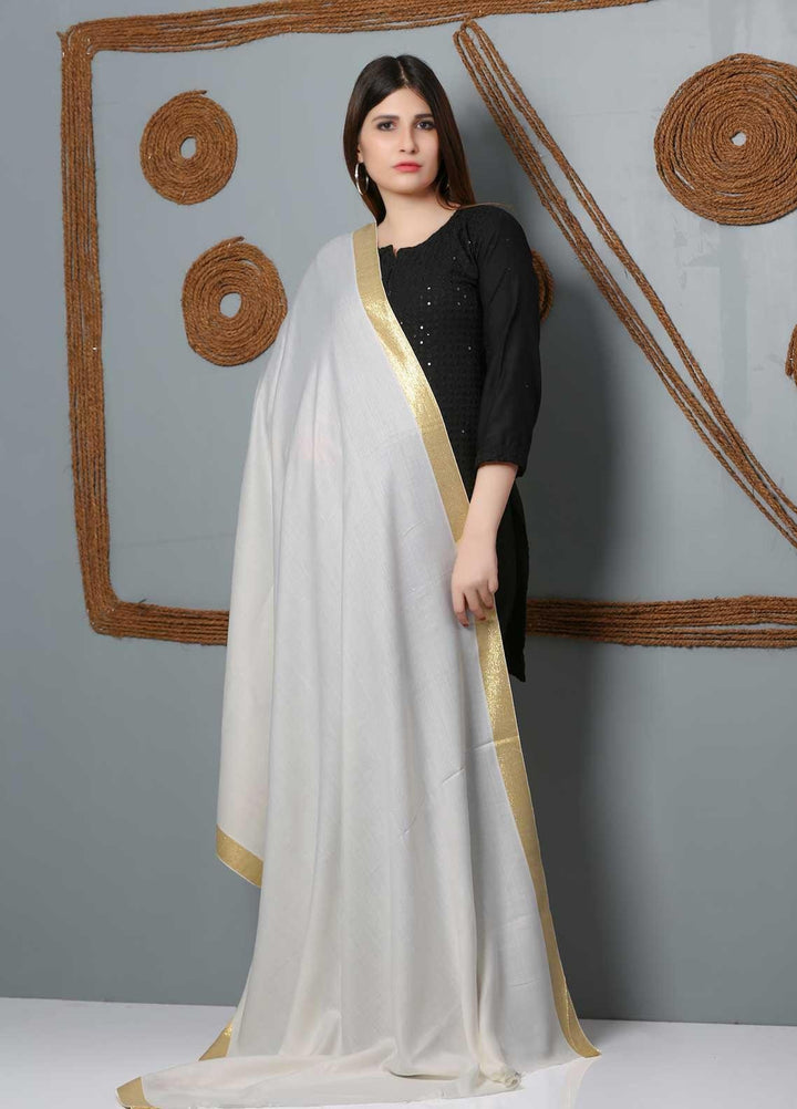 Sanaulla Exclusive Range Plain Woolen  Shawl SU21SH 334178 - Woolen Shawls