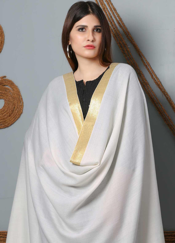 Sanaulla Exclusive Range Plain Woolen  Shawl SU21SH 334178 - Woolen Shawls