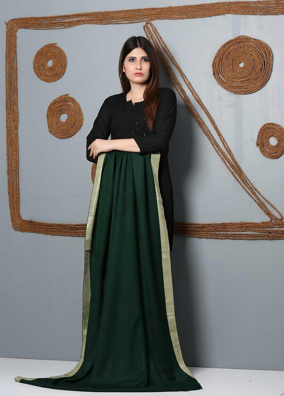 Sanaulla Exclusive Range Plain Woolen  Shawl SU21SH 334179 - Woolen Shawls