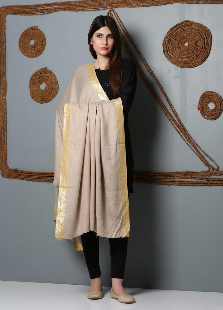 Sanaulla Exclusive Range Plain Woolen  Shawl SU21SH 334181 - Woolen Shawls