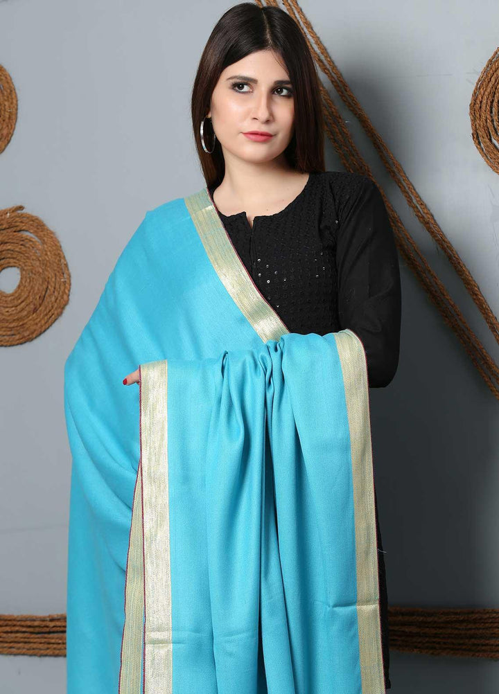 Sanaulla Exclusive Range Plain Woolen  Shawl SU21SH 334183 - Woolen Shawls