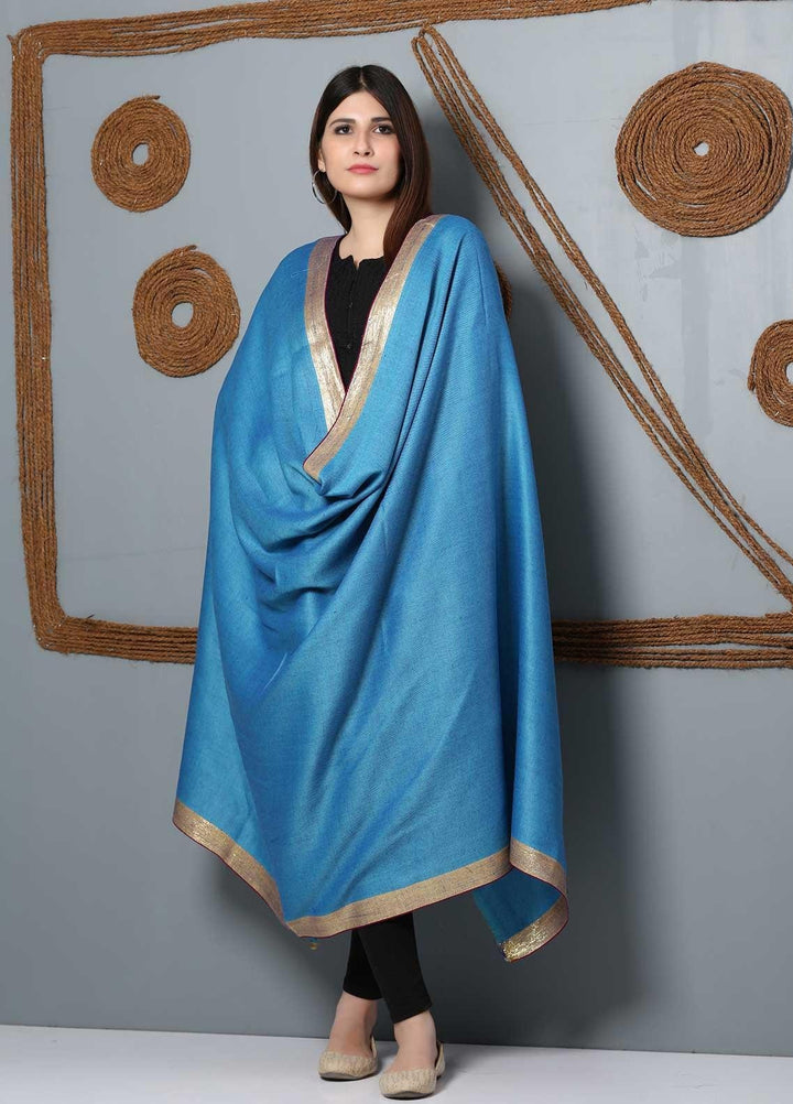 Sanaulla Exclusive Range Plain Woolen  Shawl SU21SH 334184 - Woolen Shawls