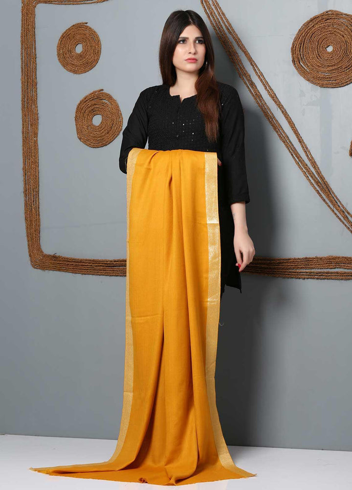 Sanaulla Exclusive Range Plain Woolen  Shawl SU21SH 334185 - Woolen Shawls