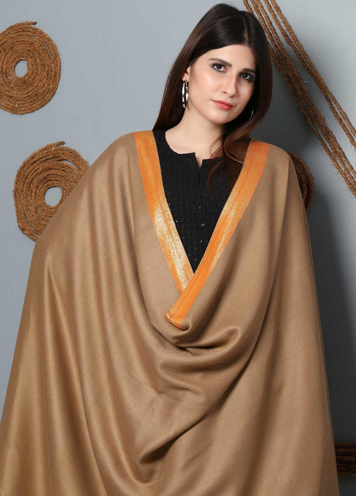 Sanaulla Exclusive Range Embroidered Woolen  Shawl SU21SH 334196 - Woolen Shawls