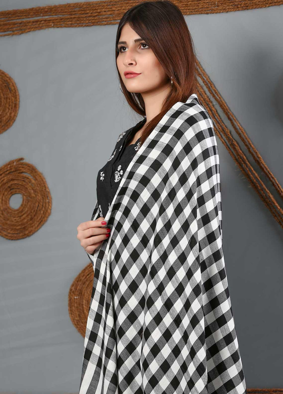 Sanaulla Exclusive Range Printed Woolen  Shawl SU21WS 334165 - Woolen Shawls