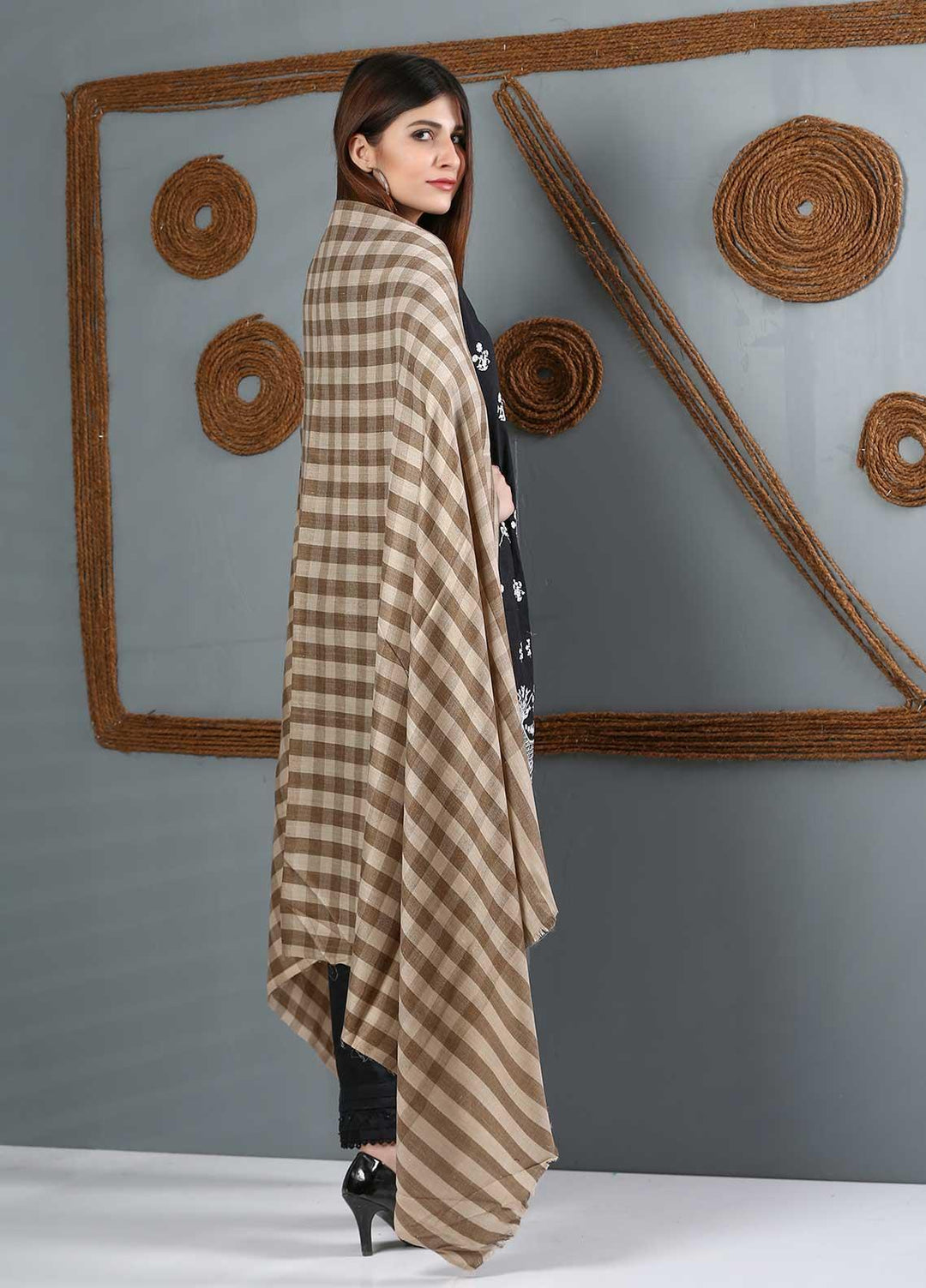 Sanaulla Exclusive Range Printed Woolen  Shawl SU21WS 334167 - Woolen Shawls