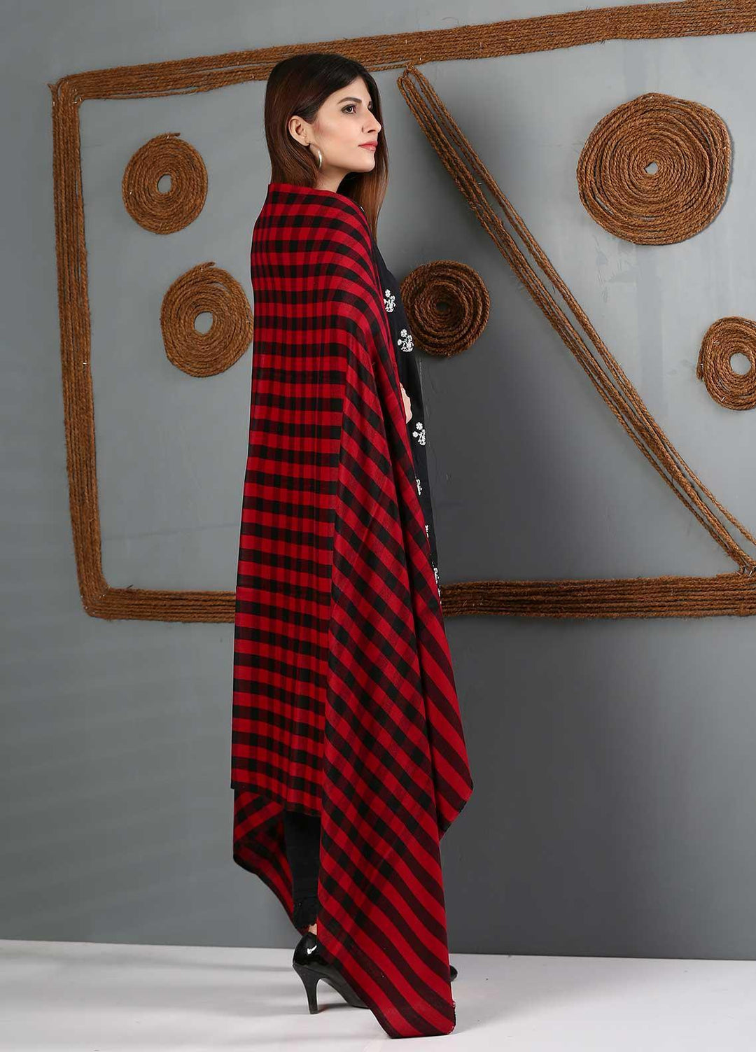 Sanaulla Exclusive Range Printed Woolen  Shawl SU21WS 334168 - Woolen Shawls