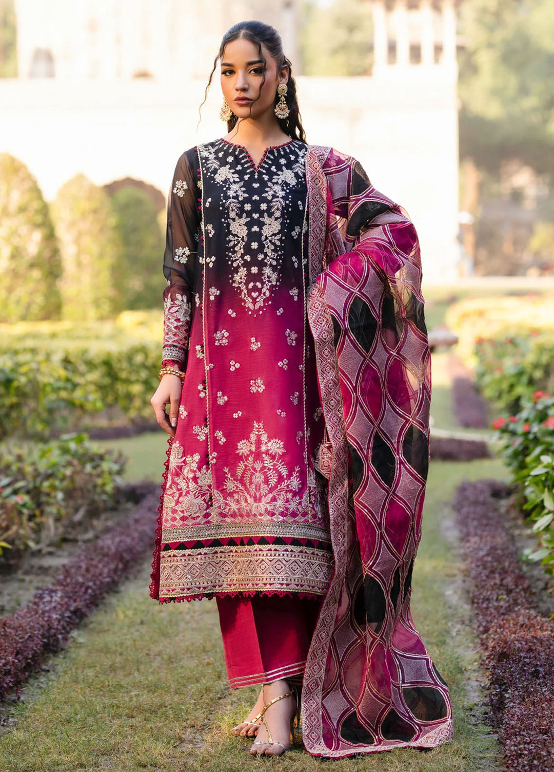 Xenia Embroidered 16967 Suits Unstitched 3 Piece XE25UC Mursel - Formals Collection