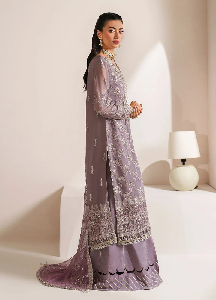 Xenia Embroidered Chiffon Suits Unstitched 3 Piece XE25NU D-05 Mahveen - Formals Collection