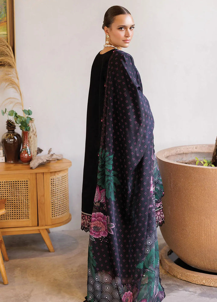 Xenia Embroidered Lawn Suit Unstitched 3 Piece XE25LL D-08 Zita - Summer Collection