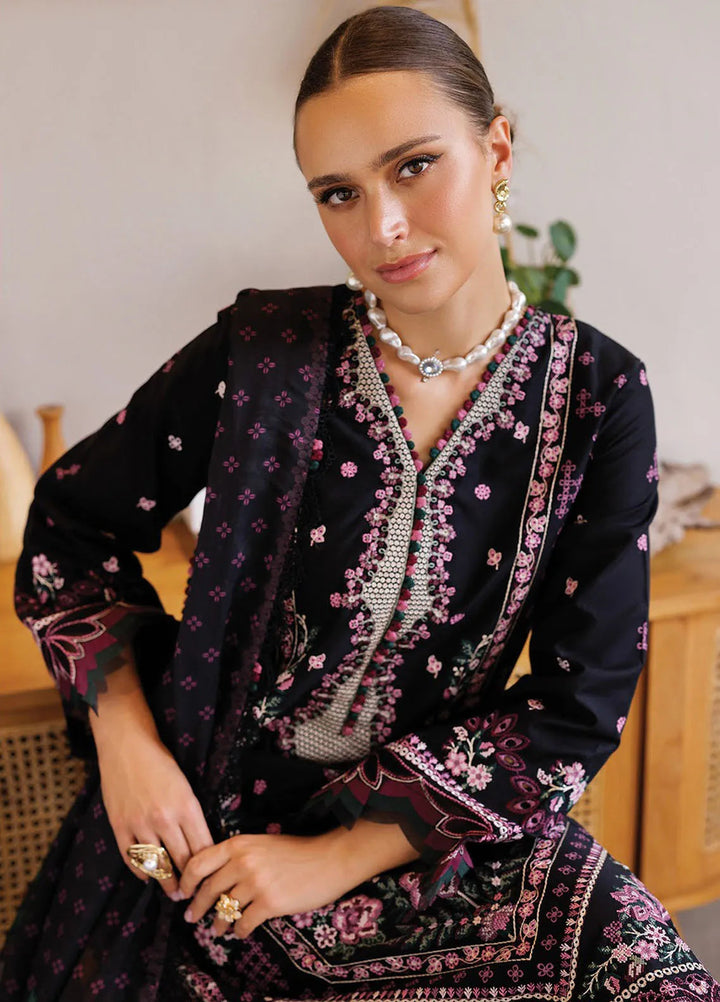 Xenia Embroidered Lawn Suit Unstitched 3 Piece XE25LL D-08 Zita - Summer Collection