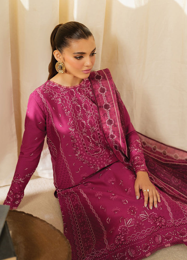 Xenia Embroidered Lawn Suits Unstitched 3 Piece XE25UL D-01 Kunar - Summer Collection