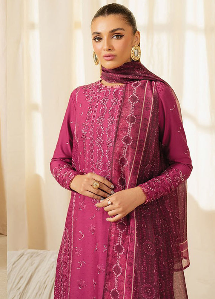 Xenia Embroidered Lawn Suits Unstitched 3 Piece XE25UL D-01 Kunar - Summer Collection