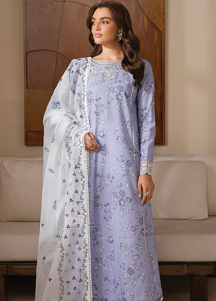 Xenia Embroidered Lawn Suits Unstitched 3 Piece XE25UL D-02 Ravi - Summer Collection