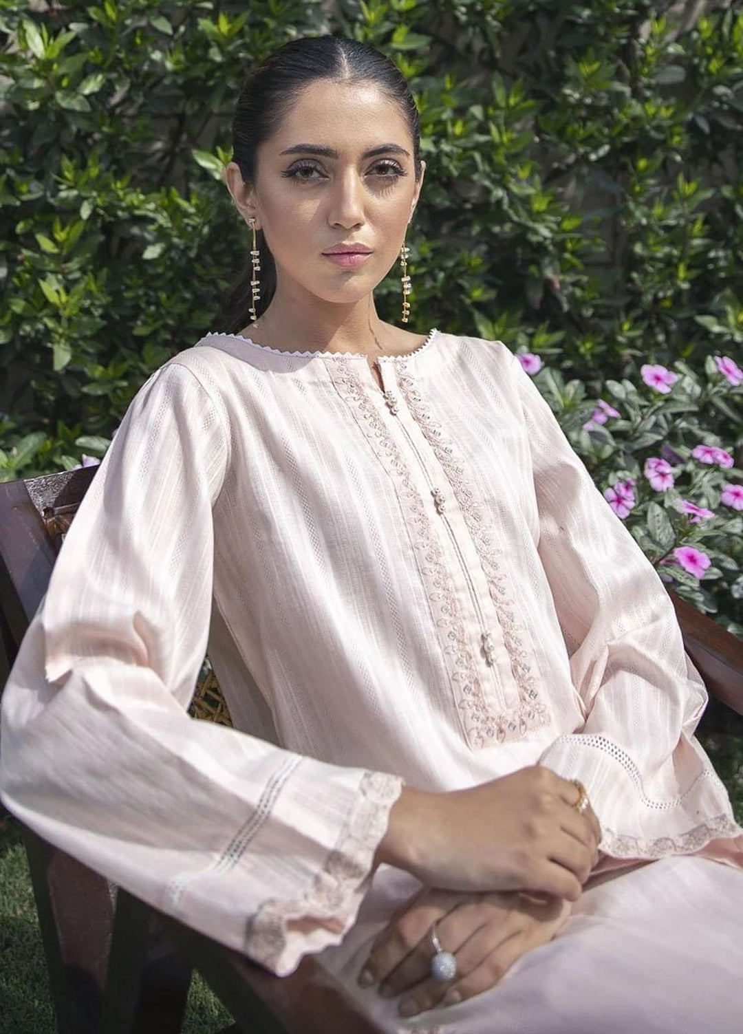 Xenia Formals Luxury Pret Embroidered Lawn 2 Piece Suit BLUSH XFR-21-216