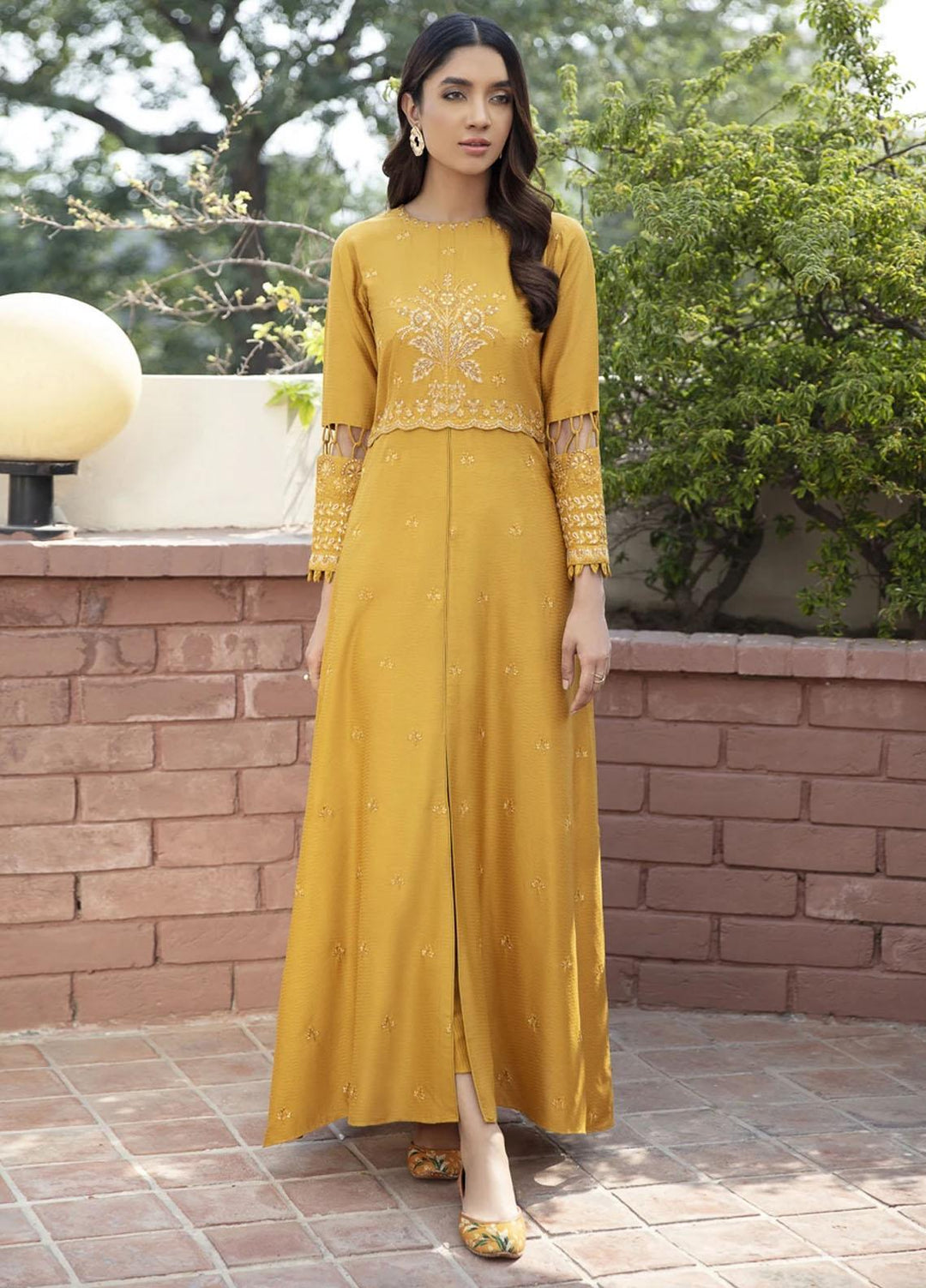 Xenia Formals Casual Pret  Linen Jacquard 2 Piece Suit RAGHAD XFR-21-289